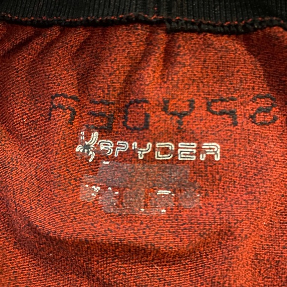 One set of Spyder Caden base layer top and bottoms red or green L/XL kids - Picture 13 of 15